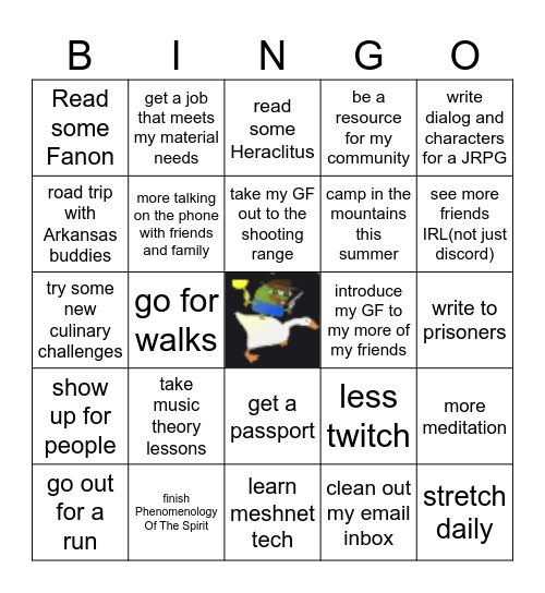 2026 BINGO Card