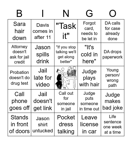1A Bingo Card