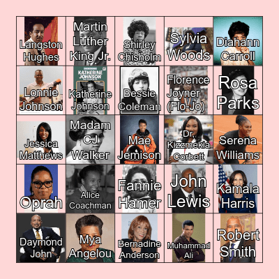 Black History Month BINGO Card