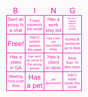 BTS BINGO Card