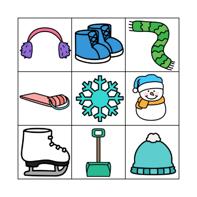 Winter Bingo Card