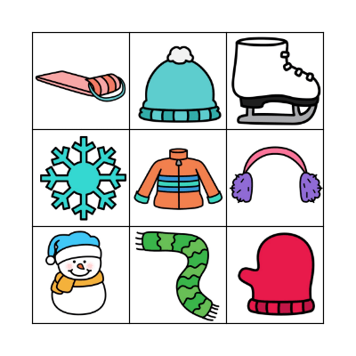 Winter Bingo Card