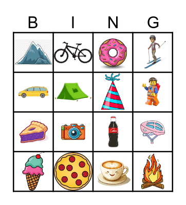 Birthday Bingo Card