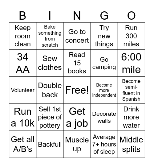 2026 BINGO Card