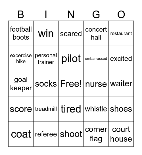 Revision Bingo Card
