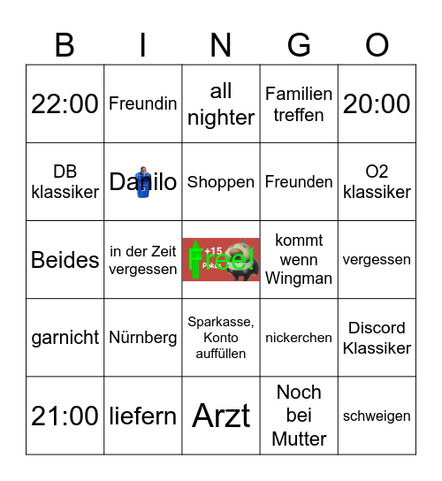 :^) Felix BINGOOOOO Bingo Card