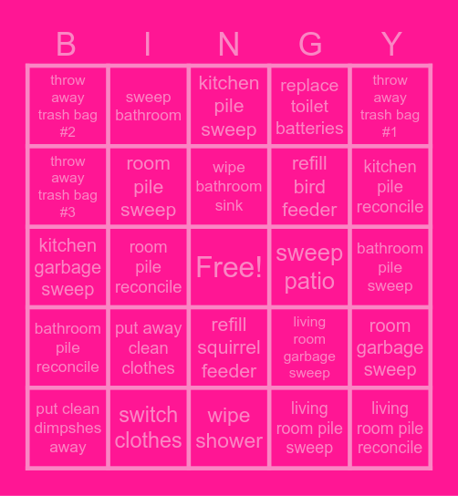 2026 BINGDING Bingo Card