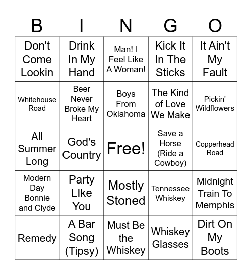 Tailgate Tommy Bingo Card