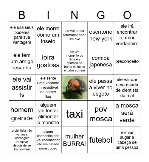 The Fly Bingo Card