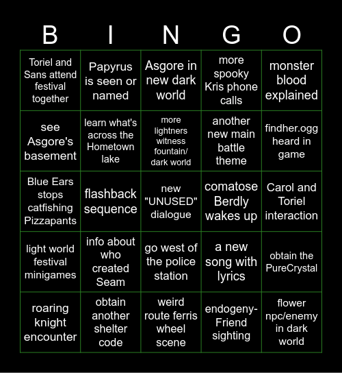 Ch5 Bingo (1/11/26) Bingo Card