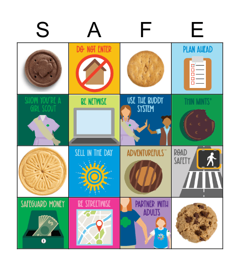 Safety Bingo Card
