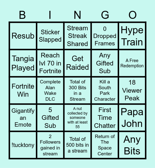 JANUARY Bingo Card