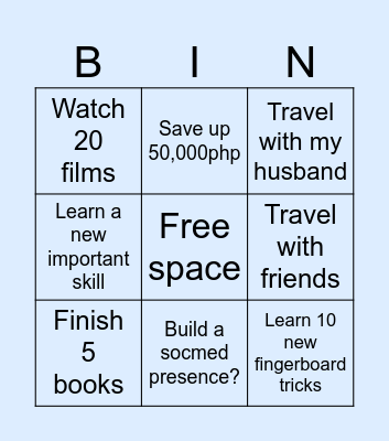 2026 BINGO Card