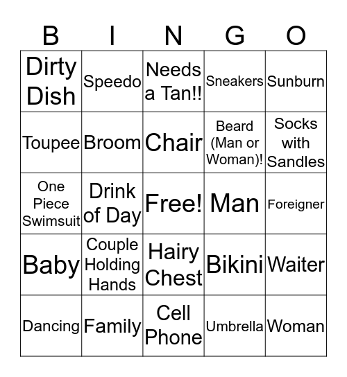 ON DECK Bingo Card