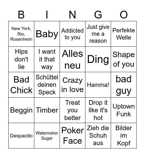 2010-2025 Bingo Card