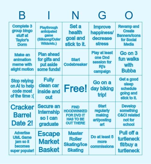 David 2026 Bingo! Bingo Card