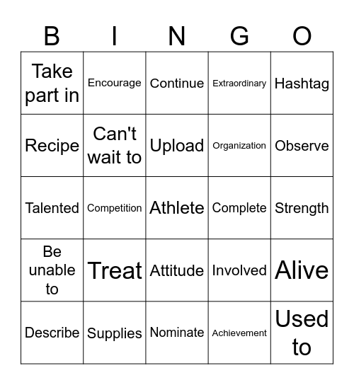 WW2 U 5,6 Bingo Card