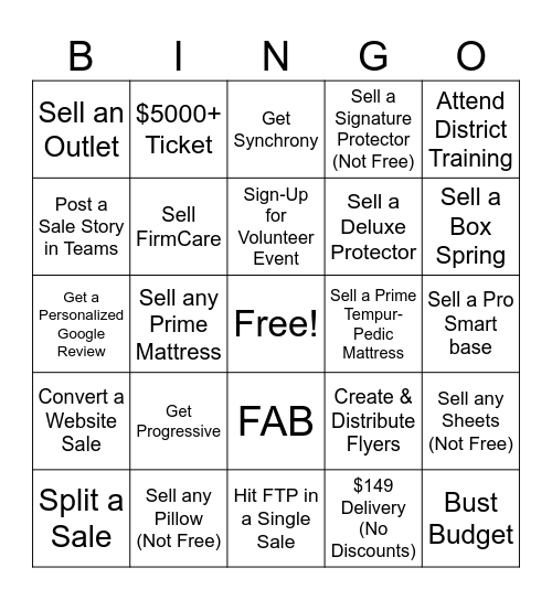 Albany Sleep Heores Bingo Card