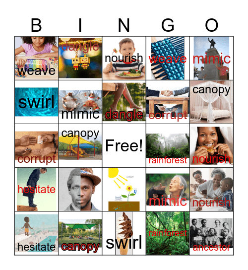 Fifth Grade Module 2 Bingo Card