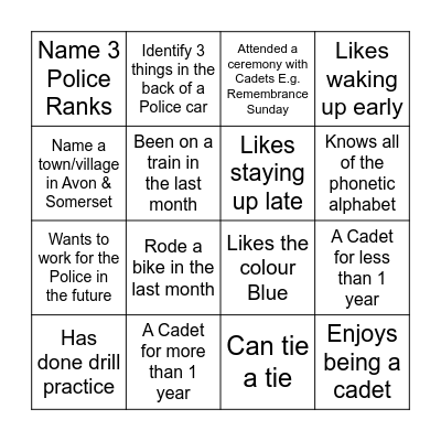 Bingo Bingo Bingo Card