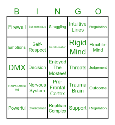 MIND YOUR BUSINSES Bingo Card