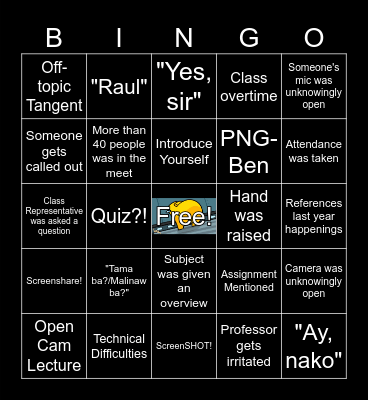 COMPARC - The Orientation Bingo Card