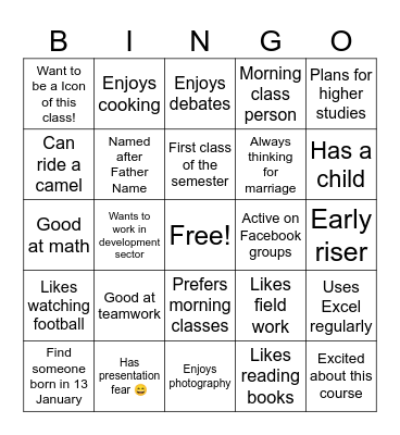 BINGO 251 A - Art of Living Bingo Card