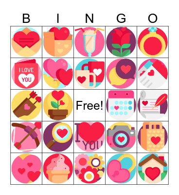 Friendship Party Bingo Card