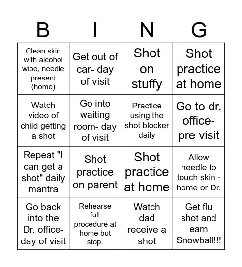 You can be scared and do it anyway! Bingo Card