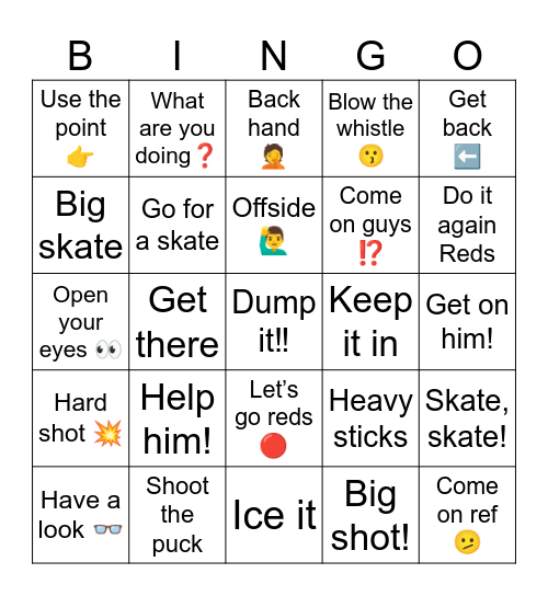 Reds Bingo! Bingo Card