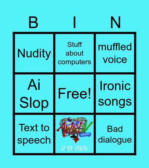 Goingaway.TV Locked In Bingo Card