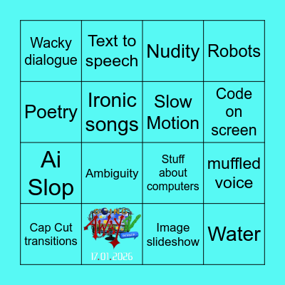 GOING AWAY.TV LOCKED IN BINGO Card
