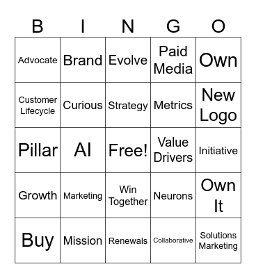 MCSR Team! Bingo Card
