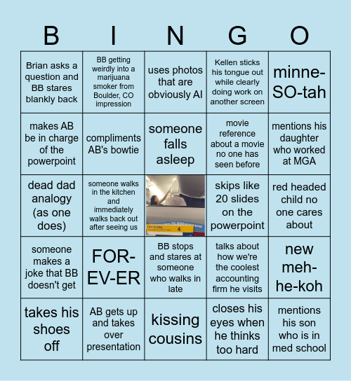 BB BINGO!!!!! Bingo Card