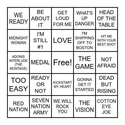 LETS GO DAWGS! Bingo Card