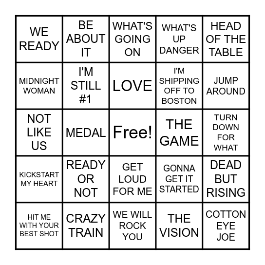 LETS GO DAWGS! Bingo Card