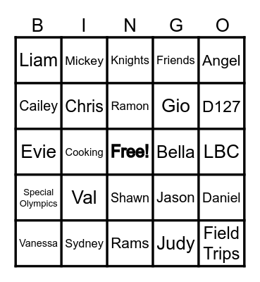 LBC Bingo Card