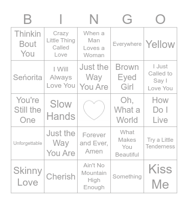 2/9/2026 Bingo Card