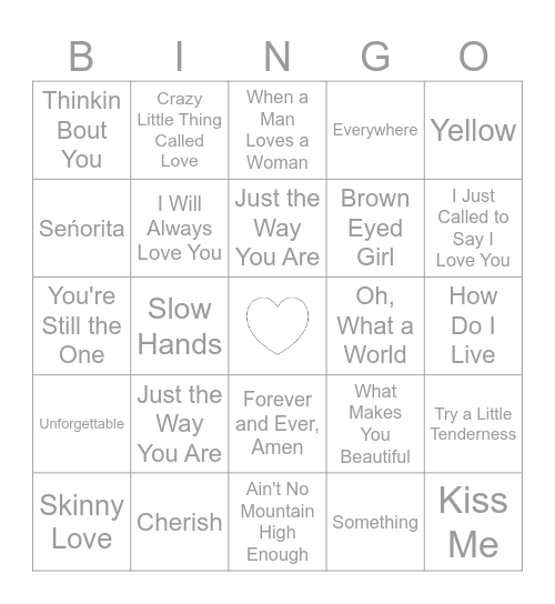 2/9/2026 Bingo Card