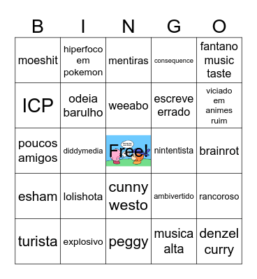 ASSenev bingo Card