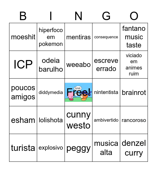 ASSenev bingo Card