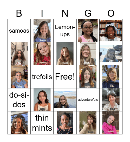 Troop 21669 Bingo Card