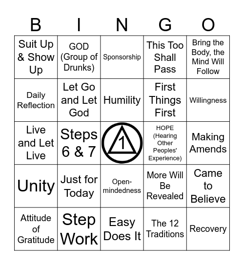 District 9 Bingo Card