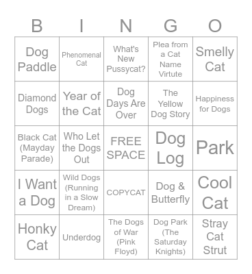 2/23/2026 Bingo Card