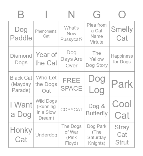 2/23/2026 Bingo Card
