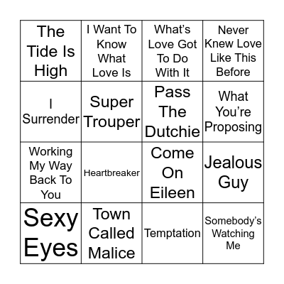 Ali's Boxing Day Bingo! Bingo Card