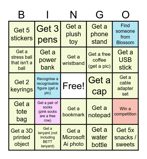 BETT Bingo Card