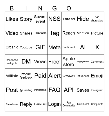 BrandBastion Bingo Card