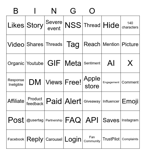 BrandBastion Bingo Card