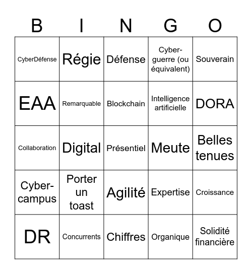 Kick-Off 2026 Bingo Card